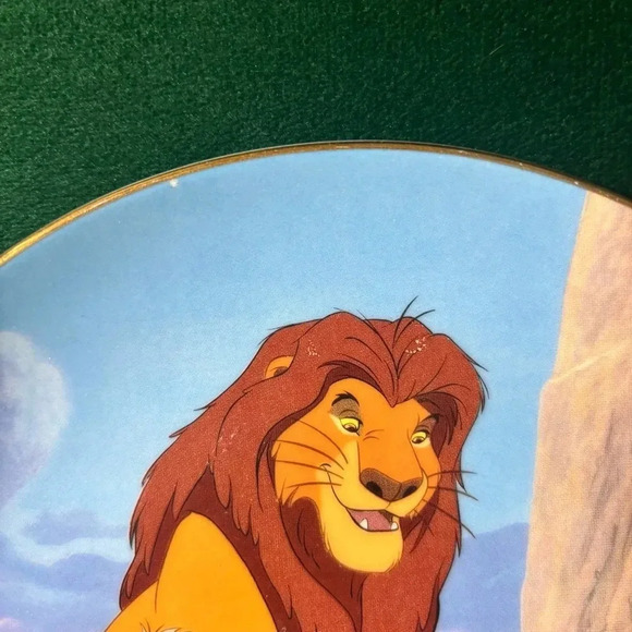 Disney 1996 "THE CIRCLE CONTINUES" Lion King Collector Plate Bradford Exchange - Picture 2 of 4
